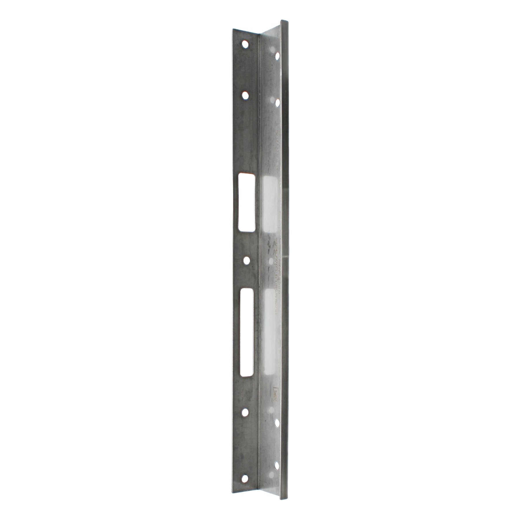 FEPS Lock Winkelschließblech FE-RS005-RS für Reparatur Stahlzarge 33x2,5x3,6x0,85 cm Edelstahl gebürstet DIN Rechts, Aluminium