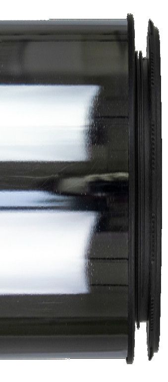 BMB Tischbein-Set V , Ø 60 x 710mm Edelstahl Effekt, Innensechskant Befestigung 1