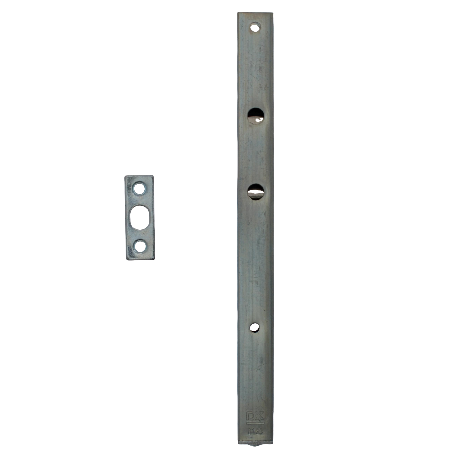 ToniTec Rohrkantriegel Stahl verzinkt 200x17x12 (LxBxT), Klammer