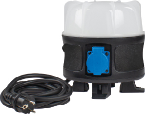 AS Schwabe LED Rundum-Leuchte 360° Arbeitsleuchte 30W 3000 Lm, Bekleidung, Schutzhelm, Helm