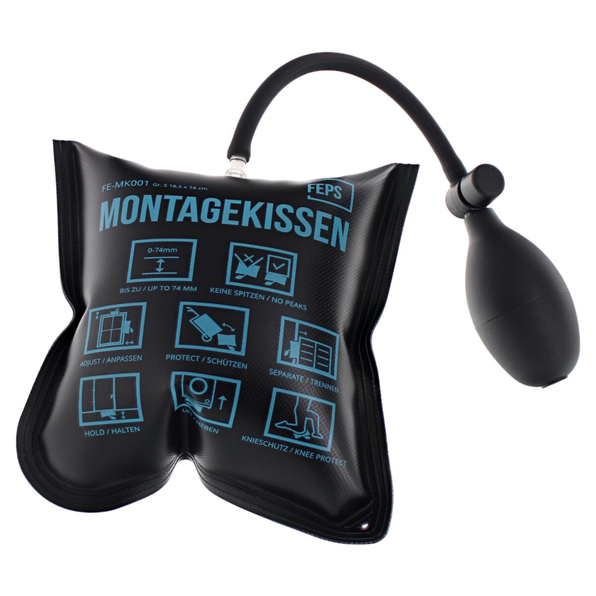 FEPS Tool Montagekissen FE-MK001 Luftkissen 16,5 x 16 cm, Kissen, Dekoration für Zuhause