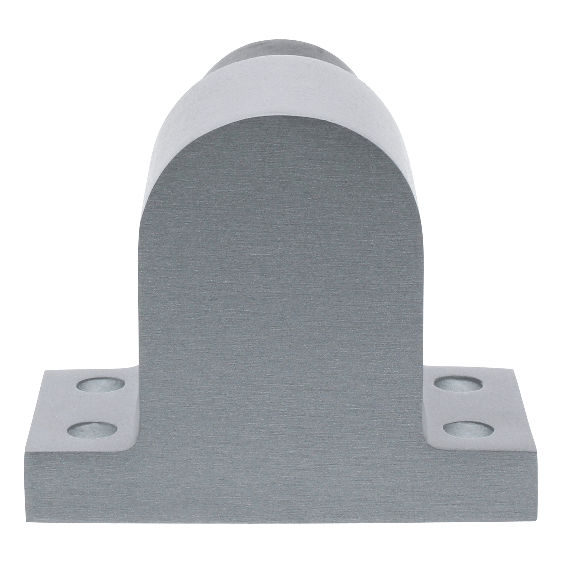 KWS Türstopper 2024 Türpuffer zum Aufschrauben ohne Haken silberfarbig, Grabstein, Grab