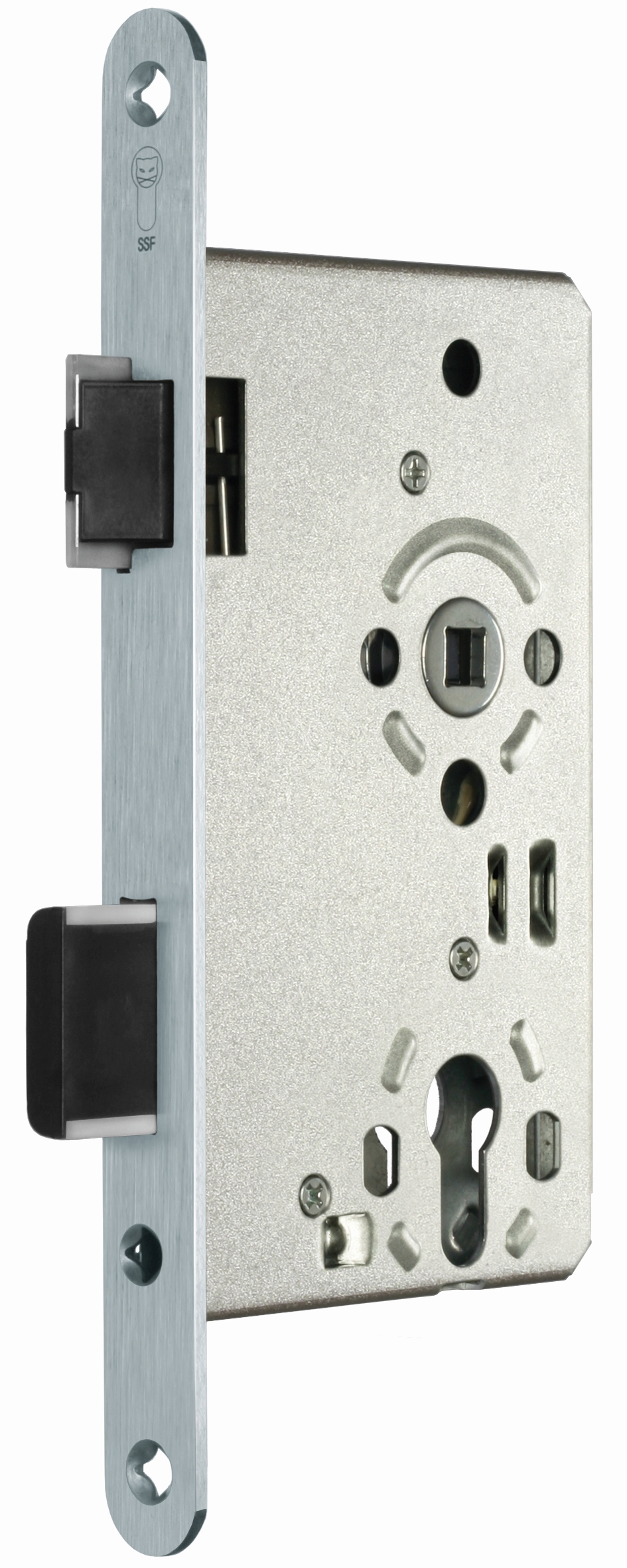 SSF Objekt Einsteckschloß 19 PZW FR 20 / 60 72 mm 8 mm Nuß Edelstahl links