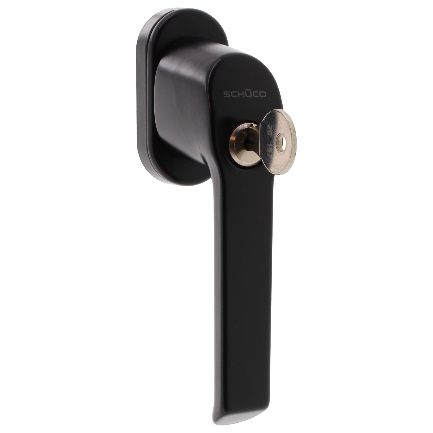 BLACK BEAUTY Schüco Fenstergriff abschließbar schwarz, Griff, Gerät, Fön, Elektrisches Gerät