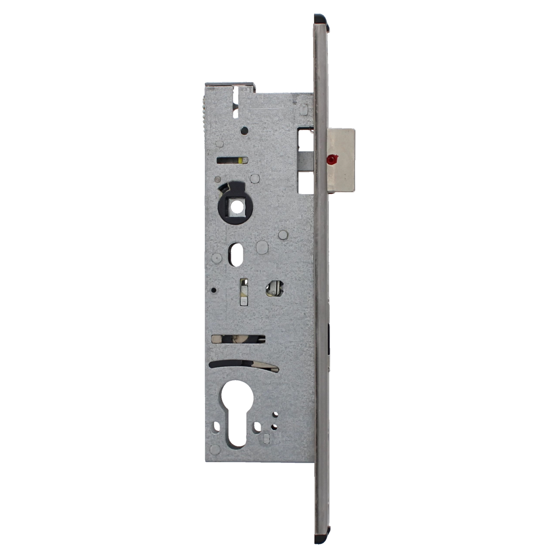 WILKA Anti-Panik-Einsteckschloss für einflügelige Rohrrahmentüren 6677 Funktion B links 45 mm U-Profil 24x6x2x245 mm