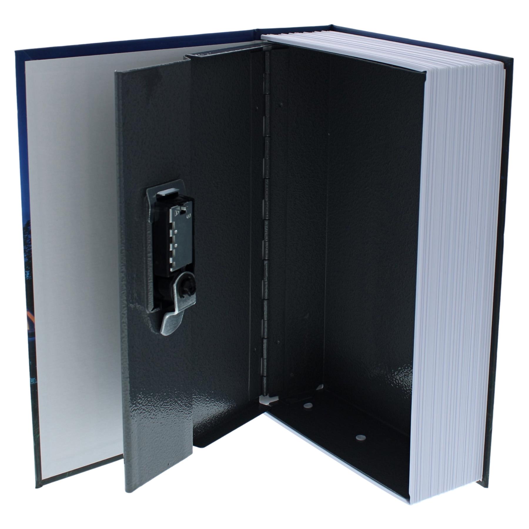 ABUS Book Safe Buchtresor Hardcover Buch mit Zahlenkombination, Postfach, Sicher