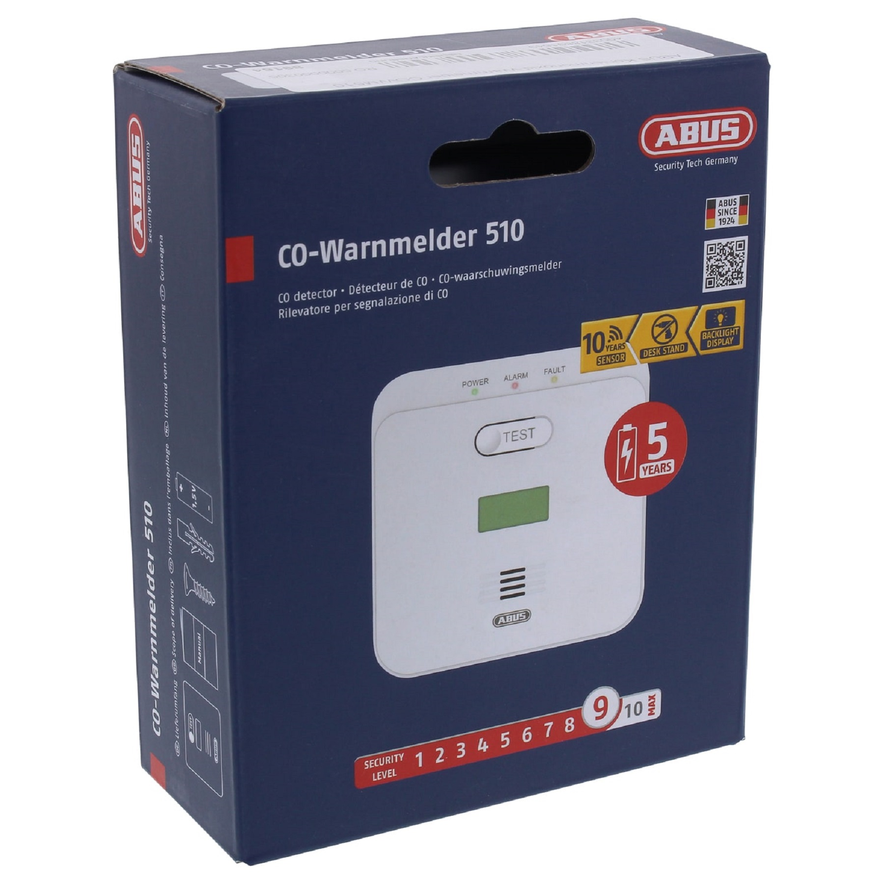 ABUS CO-Warnmelder 510 89164, Computerausrüstung, Elektronik, Hardware, Kiste