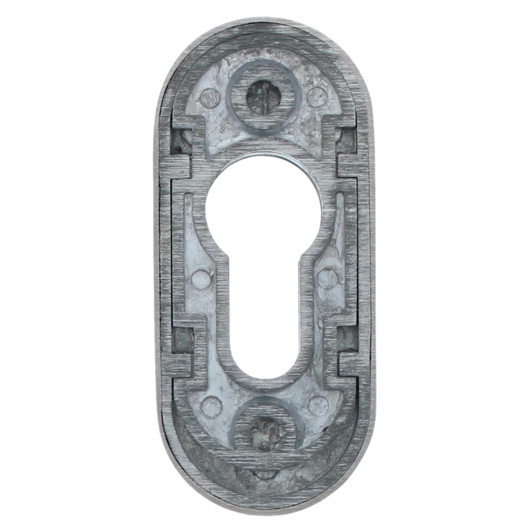 ToniTec® Schutzrosette Schieberosette Edelstahl Oval Rosette 9 mm