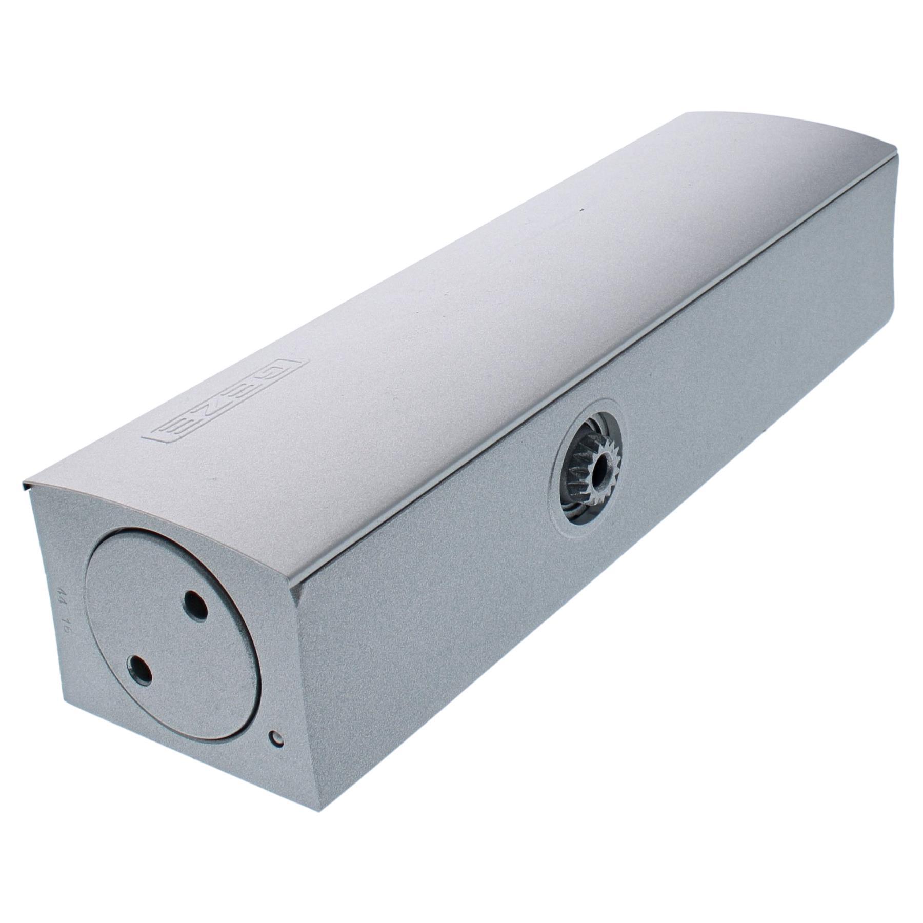 GEZE Türschließer TS 2000 V BC mit Öffnungsdämpfung ohne Gestänge silber, Aluminium, Briefkasten, Aluminium, Briefkasten, Aluminium, Briefkasten