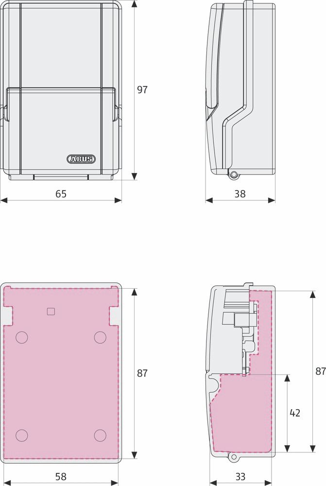 ABUS Mini KeyGarage 727, Diagramm, Handlung