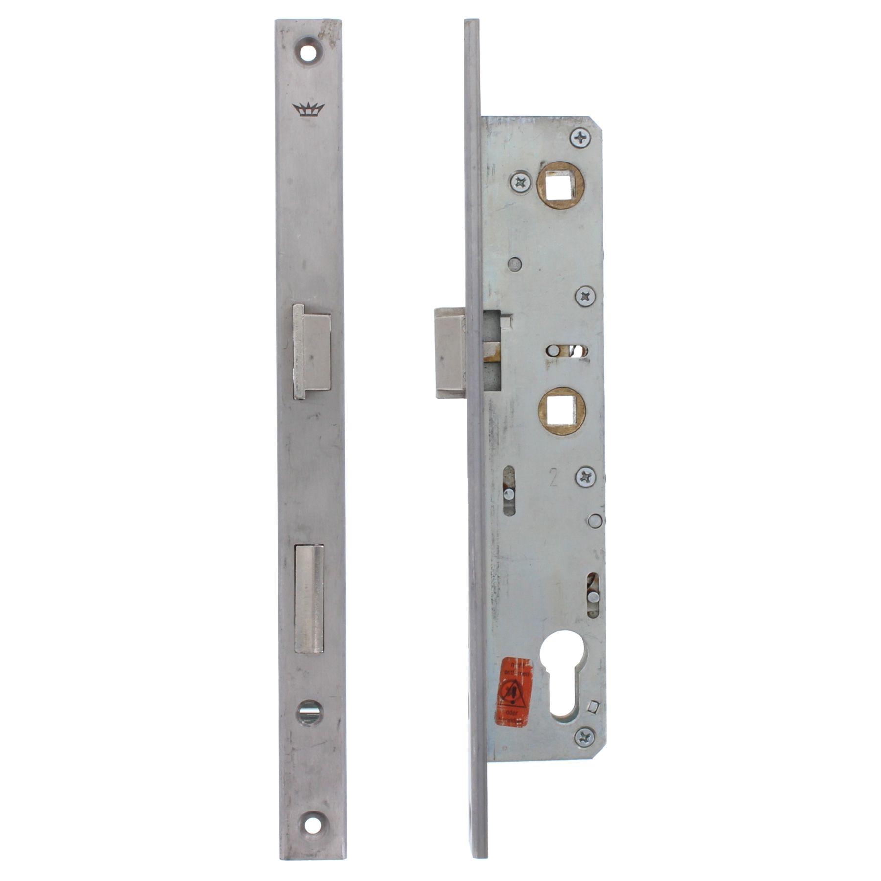 Schüco Panikschloss Dorn 34 mm, Entfernung 88/167 mm, Funktion E links, Griff, Griff