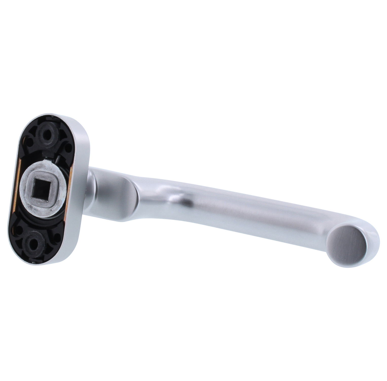 FSB Rahmentür-Drückerlochteil 0665/ 8 mm F1 silberfarbig eloxiert 0 06 1070 01143 0105, Griff, Rauchrohr