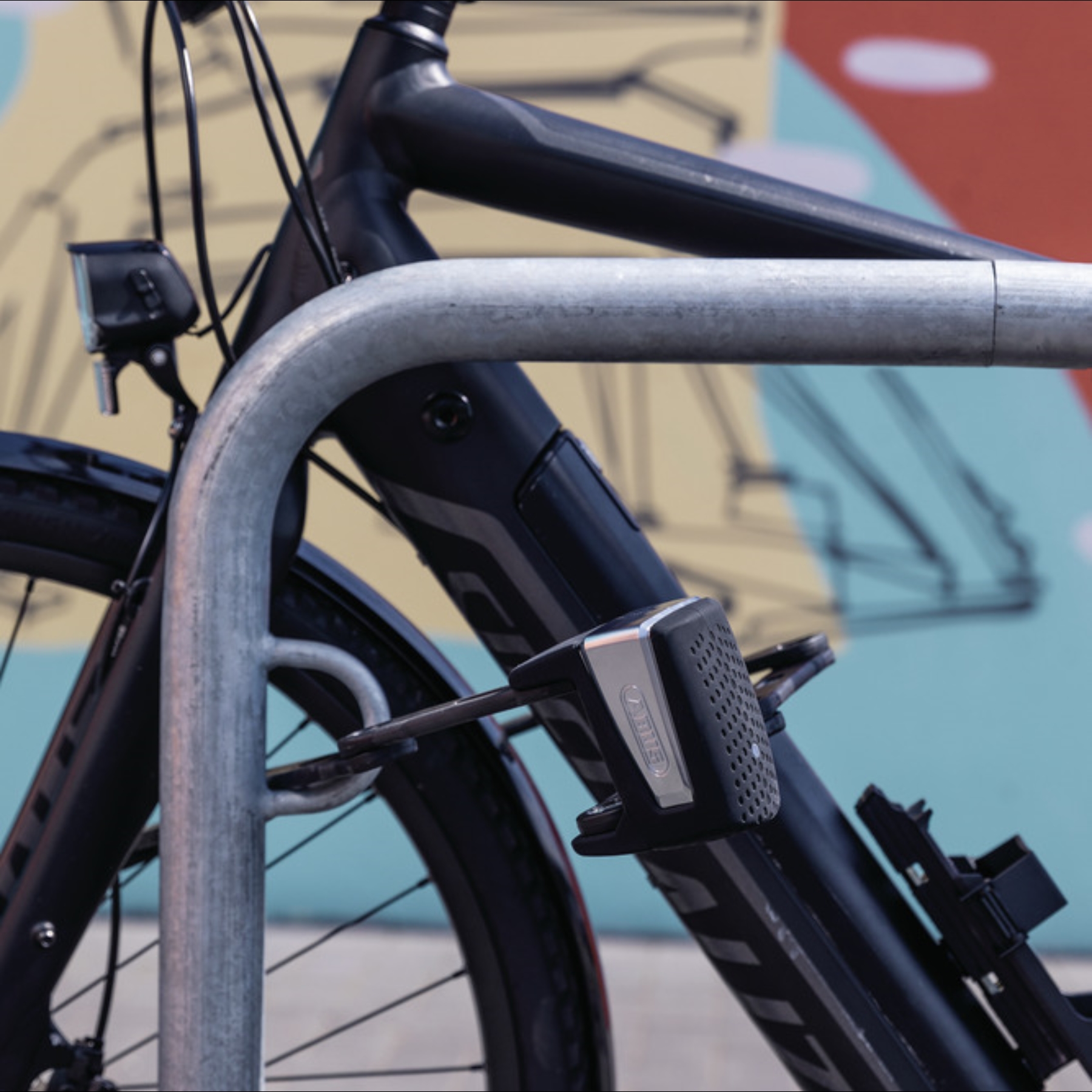 ABUS BORDO™ One Smartes Fahrradschloss 6500A/110 BK SH, Fahrrad, Transport, Fahrzeug, Maschine, Rad