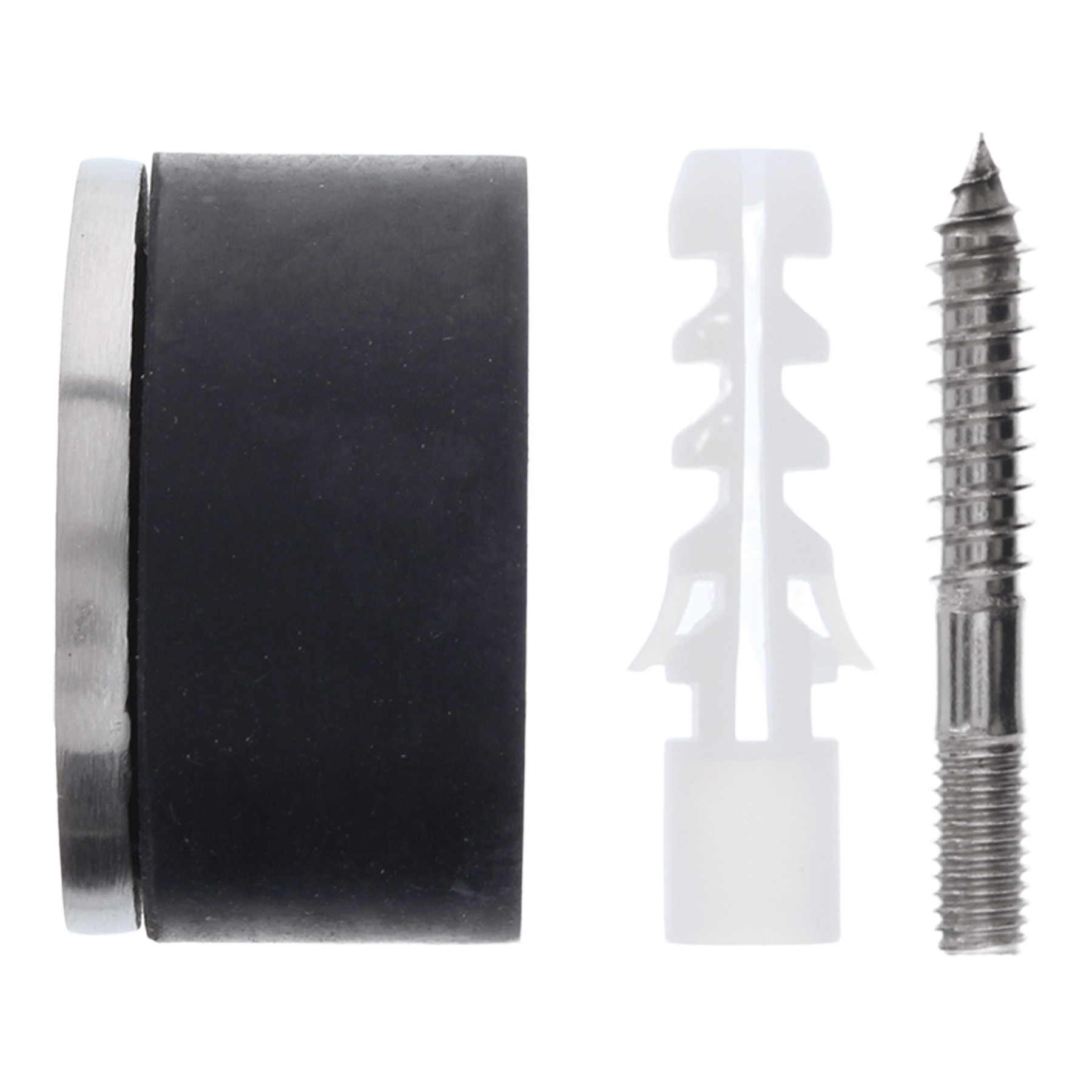 ToniTec Türpuffer Edelstahl Wandtürstopper WTS 01, Maschine, Schraube, Person