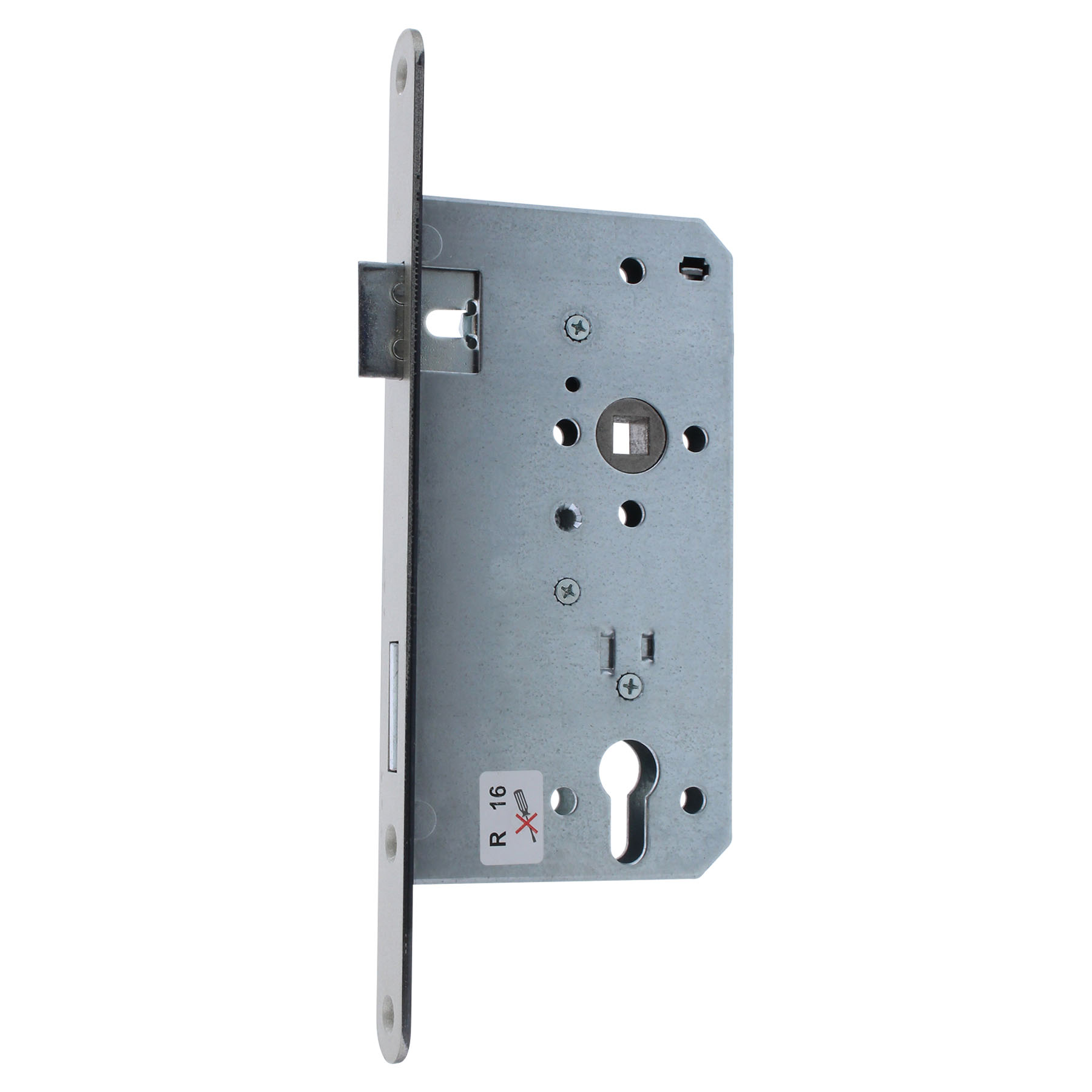 Haustürschloss Einsteckschloss Stumpf 65/92 24mm Stulpbreite abgerundet PZW rechts