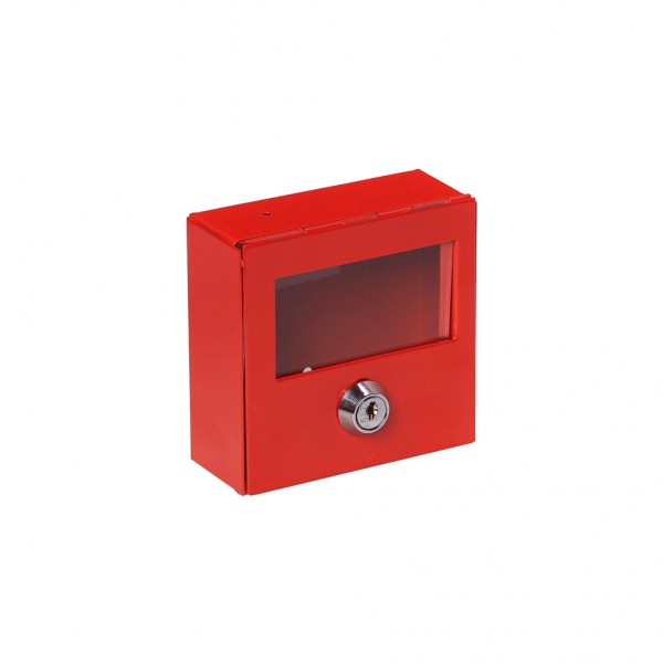 Notschlüsselkasten NK 215, stahl rot 2 Schlüssel, Verschiedenschließend, Postfach