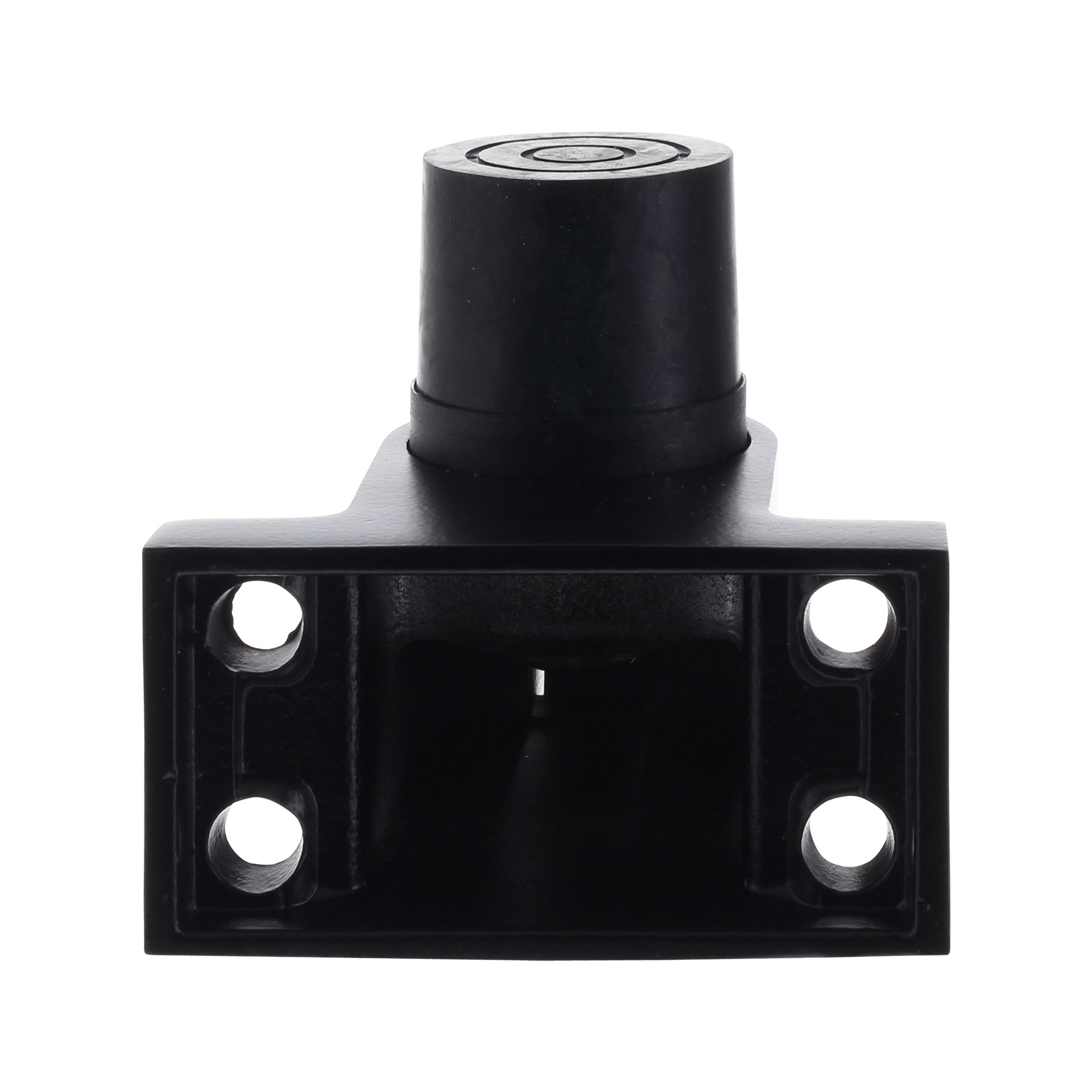 BLACK BEAUTY KWS Türstopper 1010 Türfeststeller zum Anschrauben mit Fanghaken schwarz (RAL 9005), Klammer, Klammer