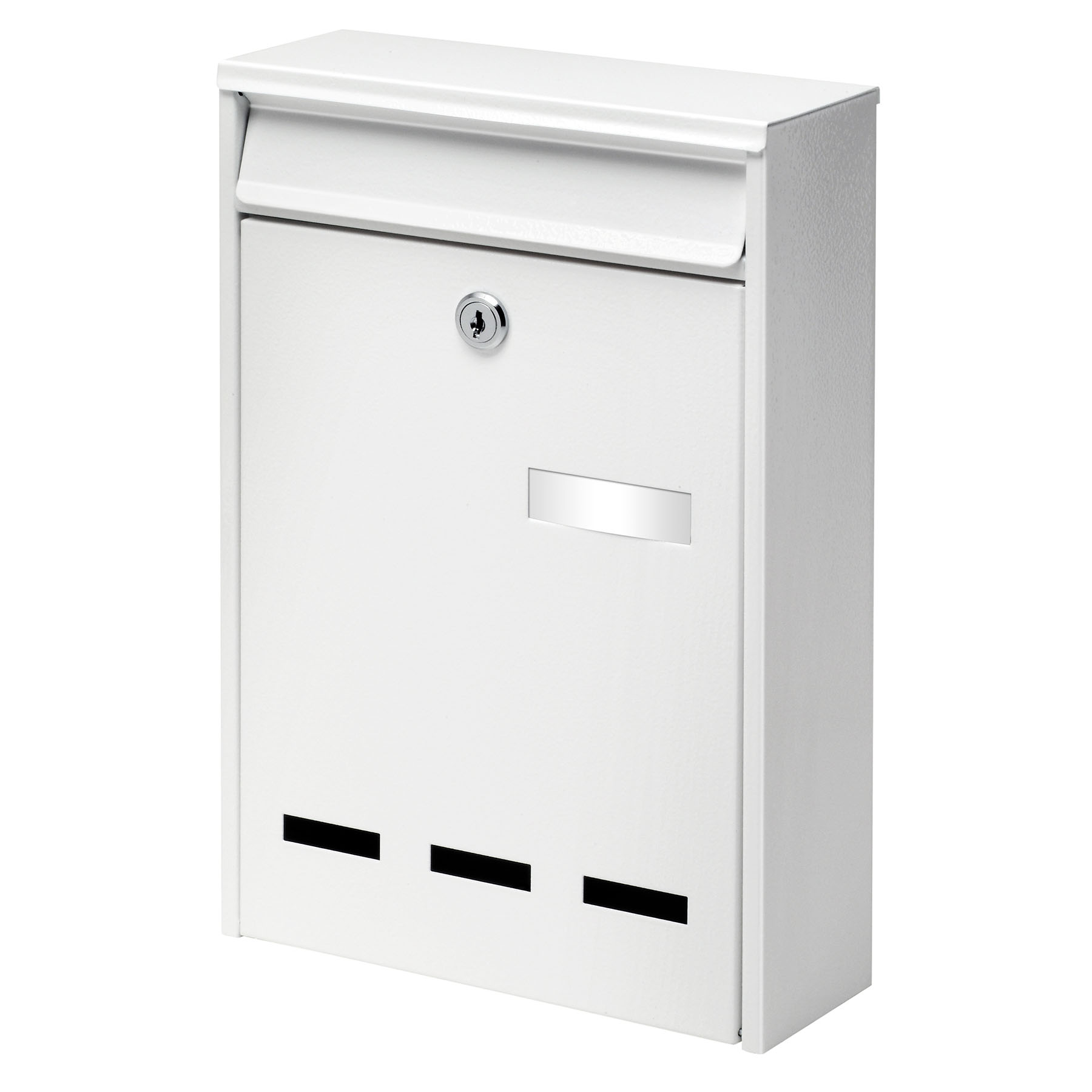 BURG-WÄCHTER Briefkasten "Pocket" Stahl weiß, Postfach