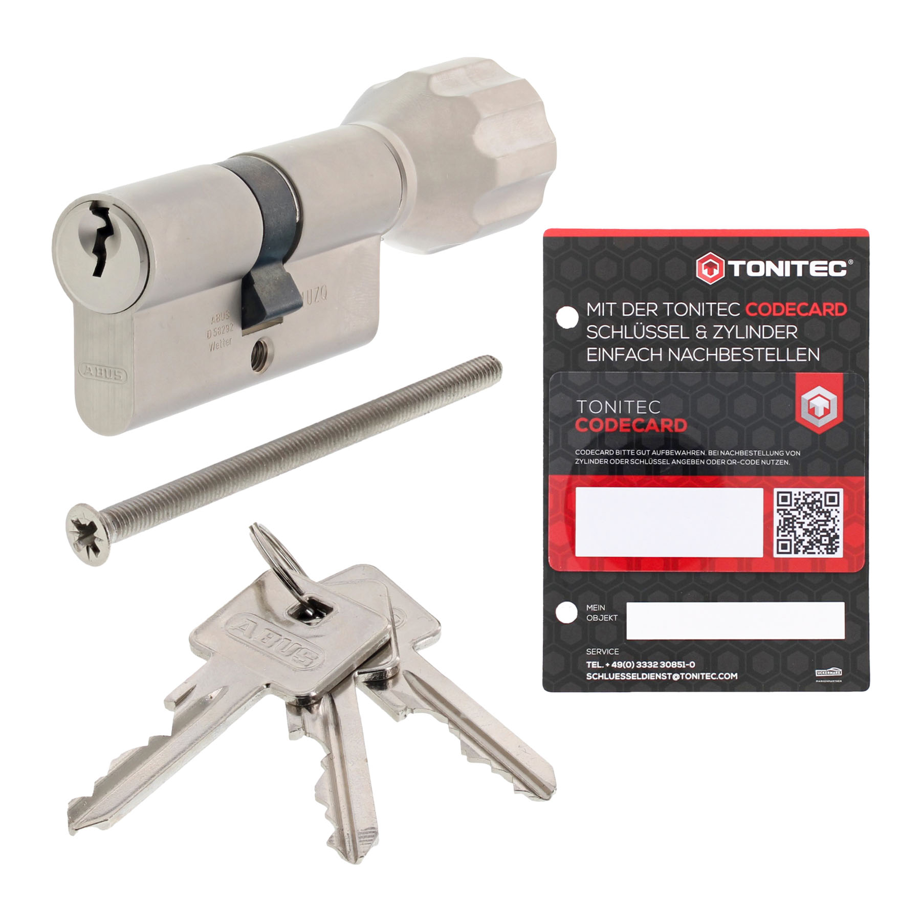 ABUS A93 individuell gleichschließend mit ToniTec CodeCard 95/65K mm Knaufzylinder, QR Kode, QR Kode, QR Kode, QR Kode, QR Kode, QR Kode, QR Kode, QR Kode, QR Kode, QR Kode, QR Kode, QR Kode, QR Kode, QR Kode, QR Kode, QR Kode, QR Kode, QR Kode, QR Kode,