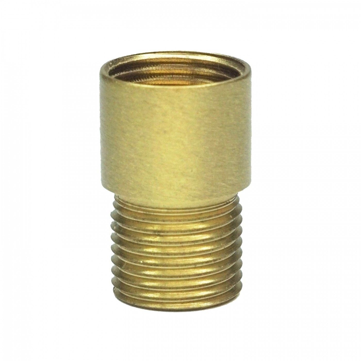 ToniTec Türspion Verlängerung Verlängerungsstück Spionverlängerung Durchmesser 14mm Länge 10mm messing, Bronze