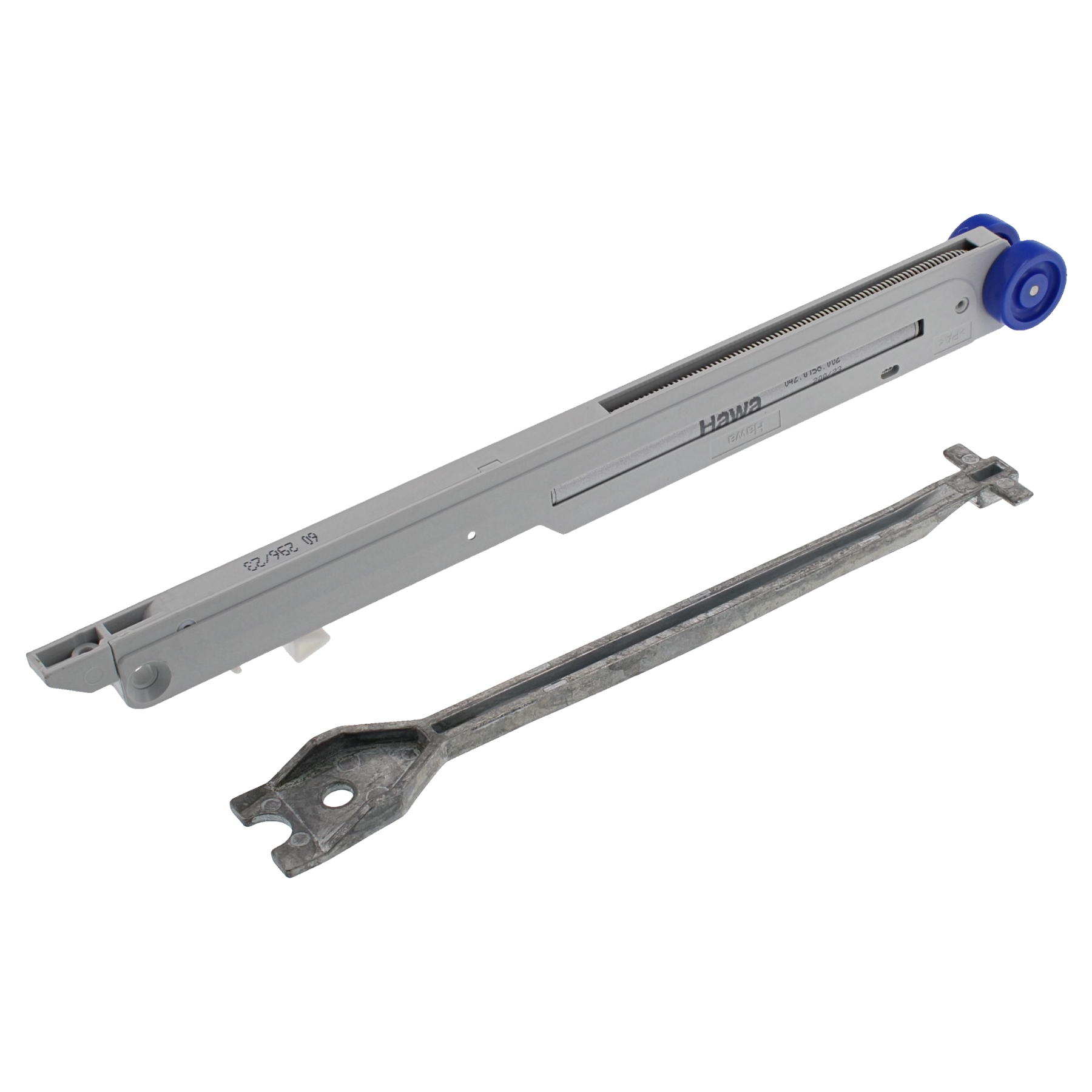 Hawa Garnitur Dämpfung Bau 60, Türdämpfer, Türgewicht 10 – 60Kg, für 1 Tür, Klinge, Rasiermesser, Waffe