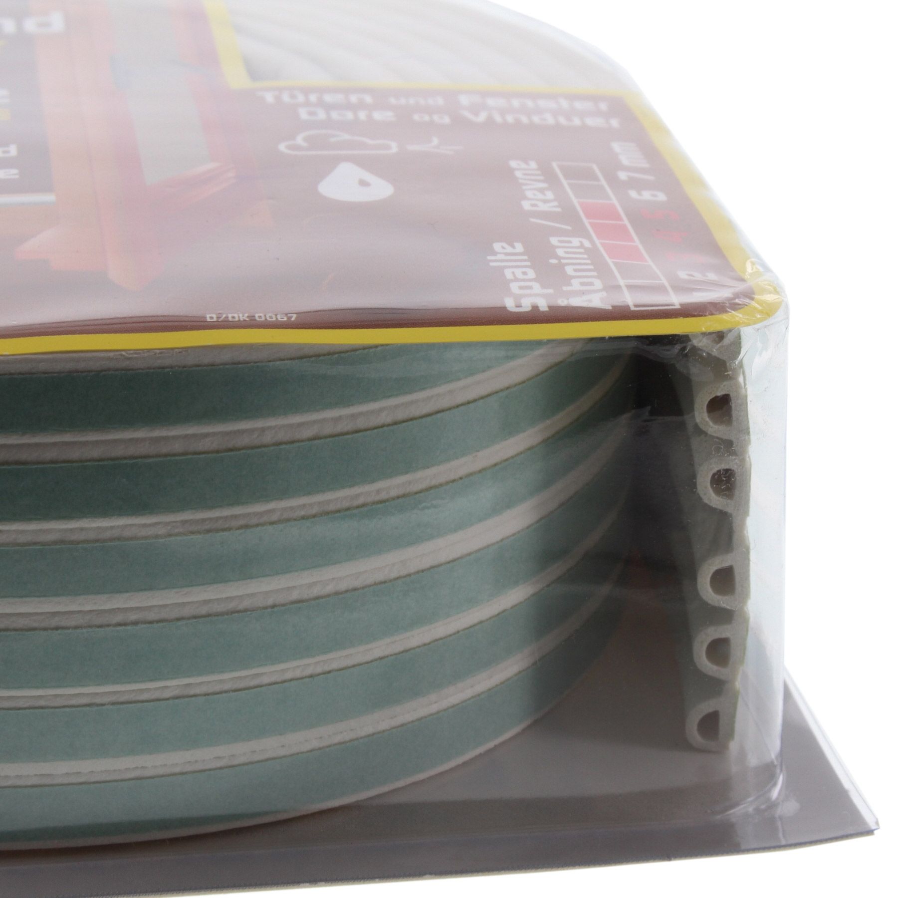 Ellen Dichtungsband für Fenster und Türen selbstklebend weiß a 15 m Weiß 15 m P-Profil