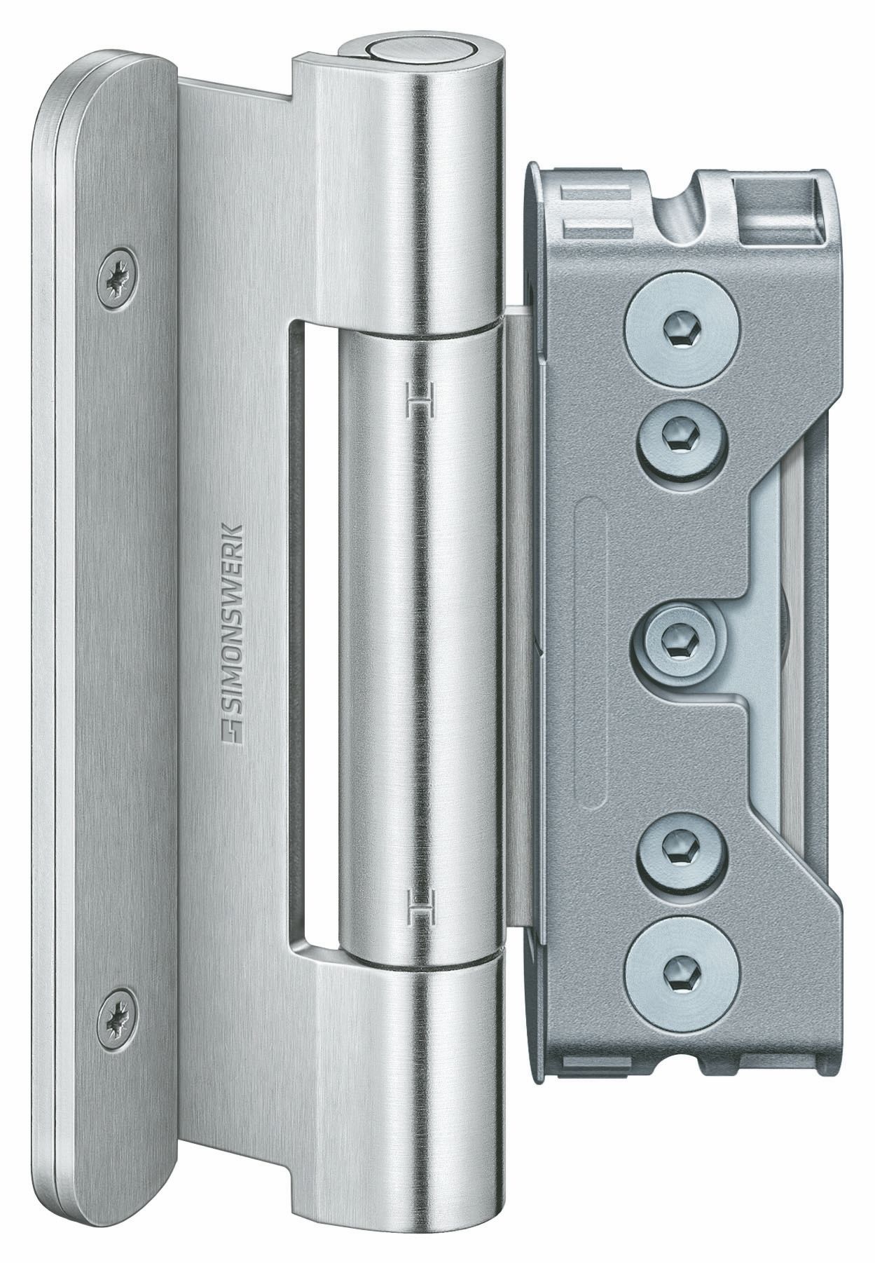 Simonswerk BAKA Protect 4010 3D MSTS Einfräsband für Holzhaustüren Edelstahl matt 1 Satz