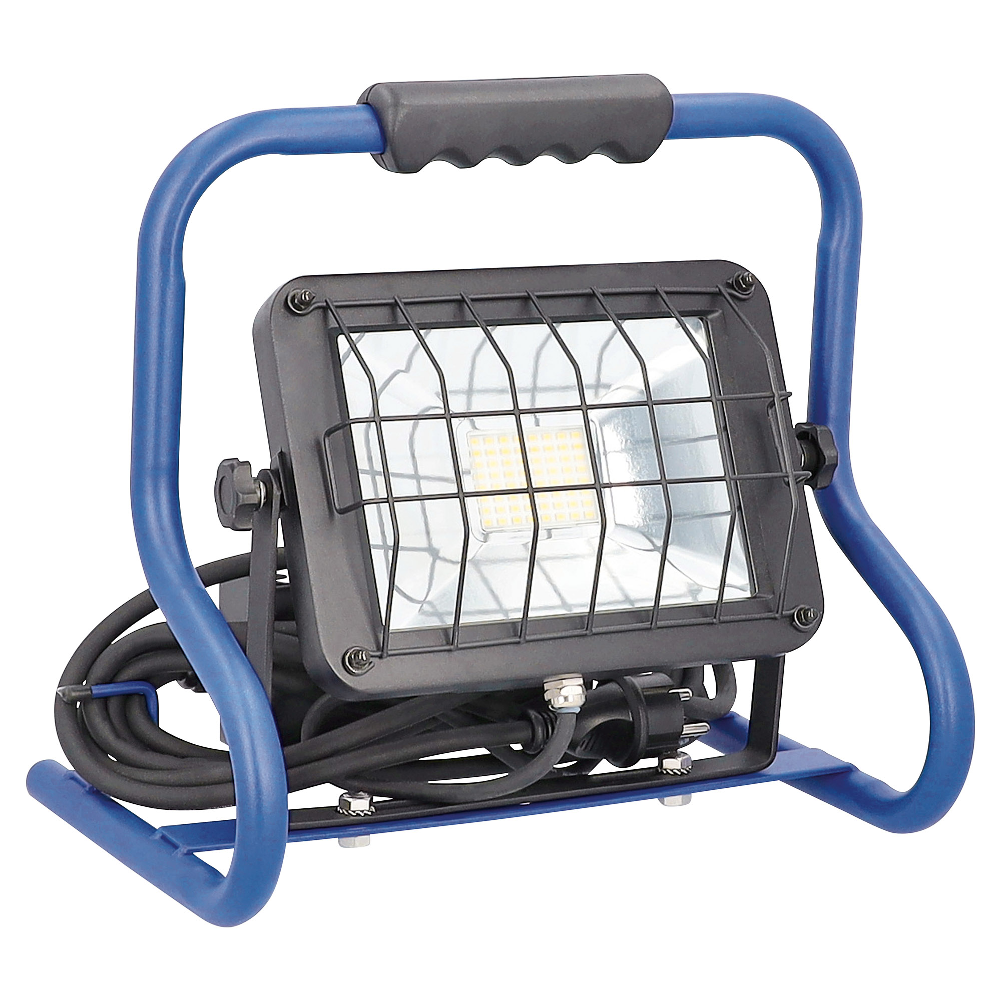 AS Schwabe CHIP-LED Mobilstrahler 50W Arbeitsleuchte mit 3m Gummischlauleitung 3G1,5, Gerät, Elektrisches Gerät, Heizung, Beleuchtung