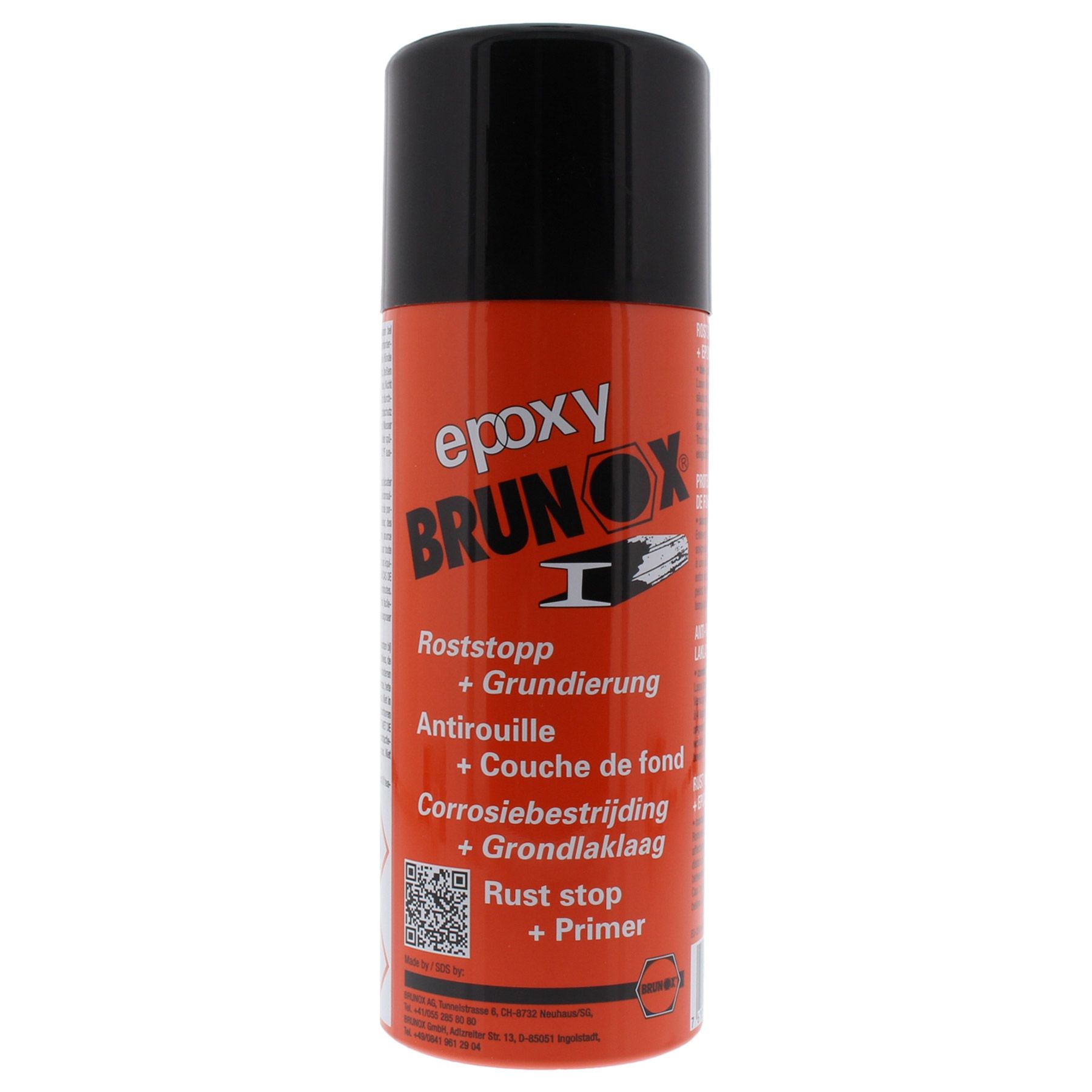 BRUNOX Epoxy Roststopp und Grundierungsspray 400 ml, Flasche