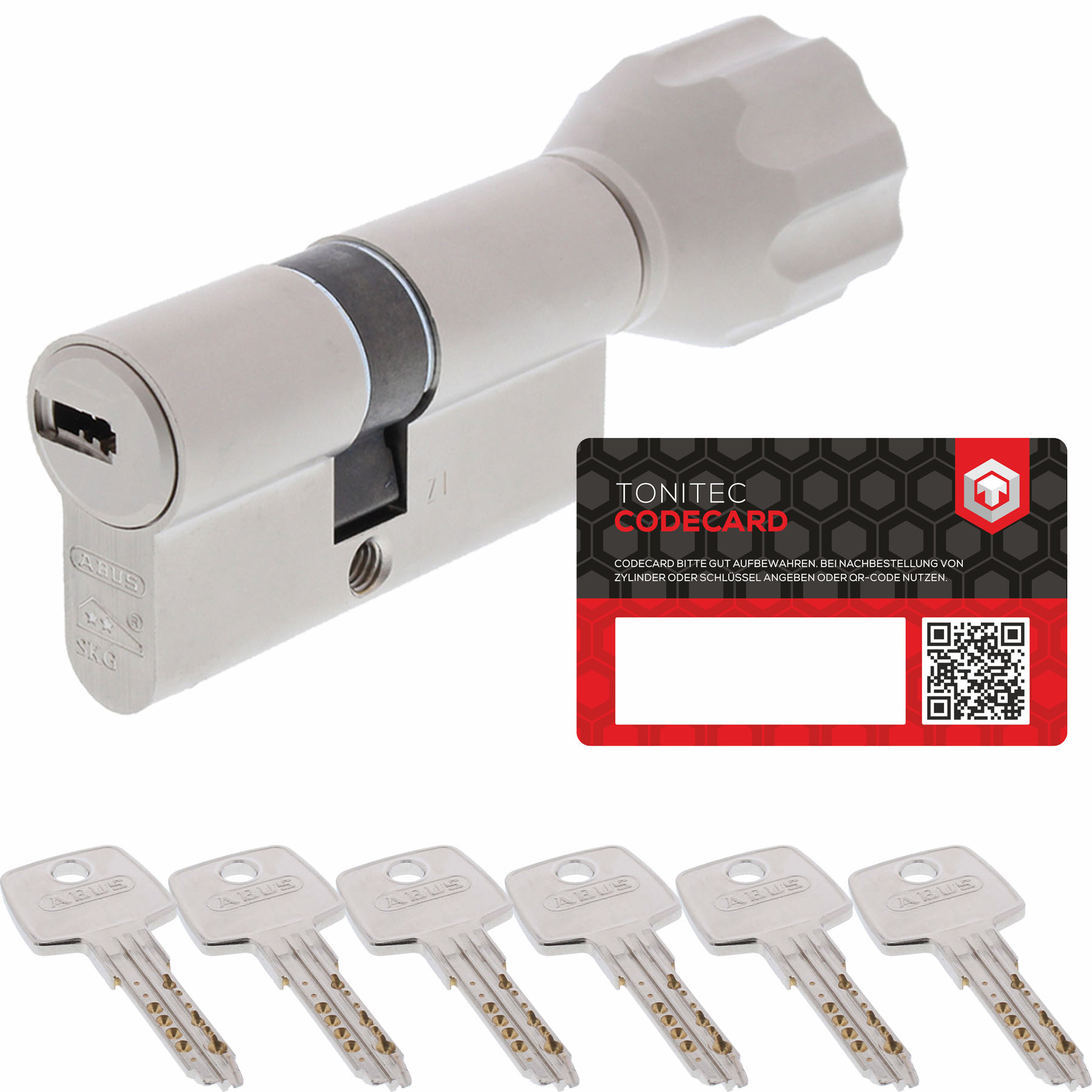ABUS EC550 ECK550 VS verschiedenschliessend + ToniTec® CodeCard 65/30K Knaufzylinder 6 Schlüssel, QR Kode, QR Kode, QR Kode, QR Kode, QR Kode, QR Kode, QR Kode, QR Kode, QR Kode, QR Kode, QR Kode, QR Kode, QR Kode, QR Kode, QR Kode, QR Kode, QR Kode, QR K
