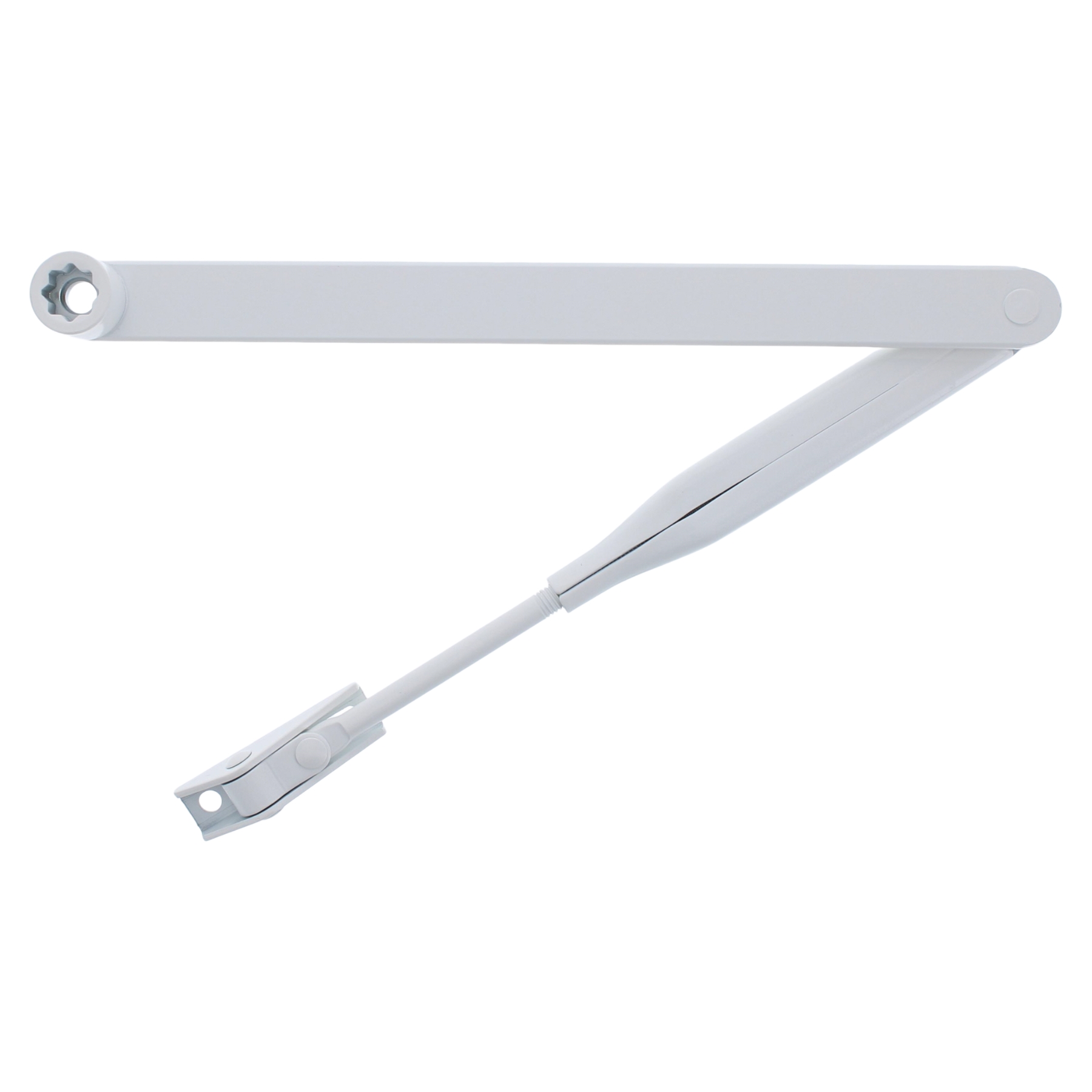 Dormakaba Normalgestänge mit Flachhebel für TS 83/73, V72/71 weiß RAL 9016, Klinge, Rasiermesser, Waffe, Pinsel, Werkzeug