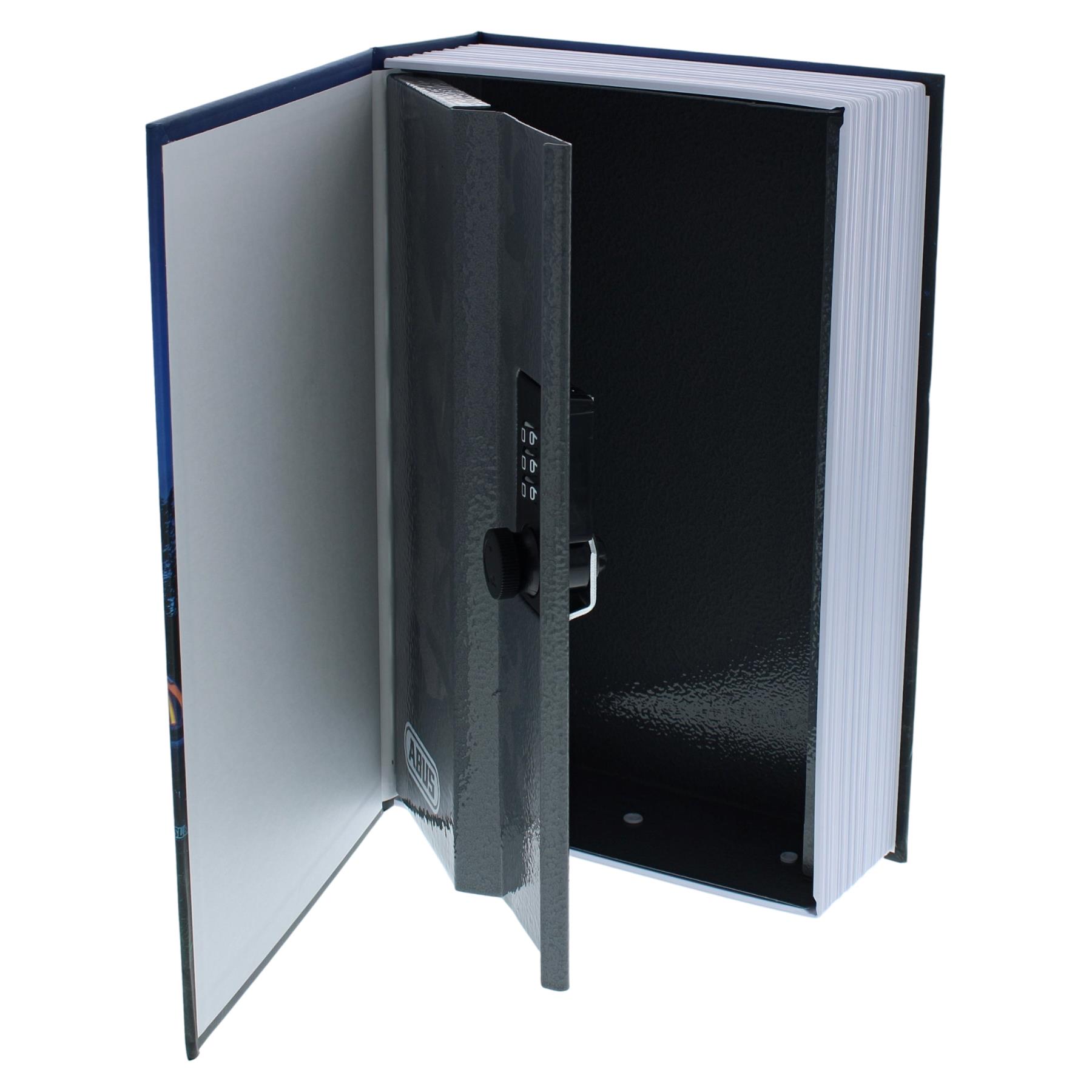 ABUS Book Safe Buchtresor Hardcover Buch mit Zahlenkombination, Postfach