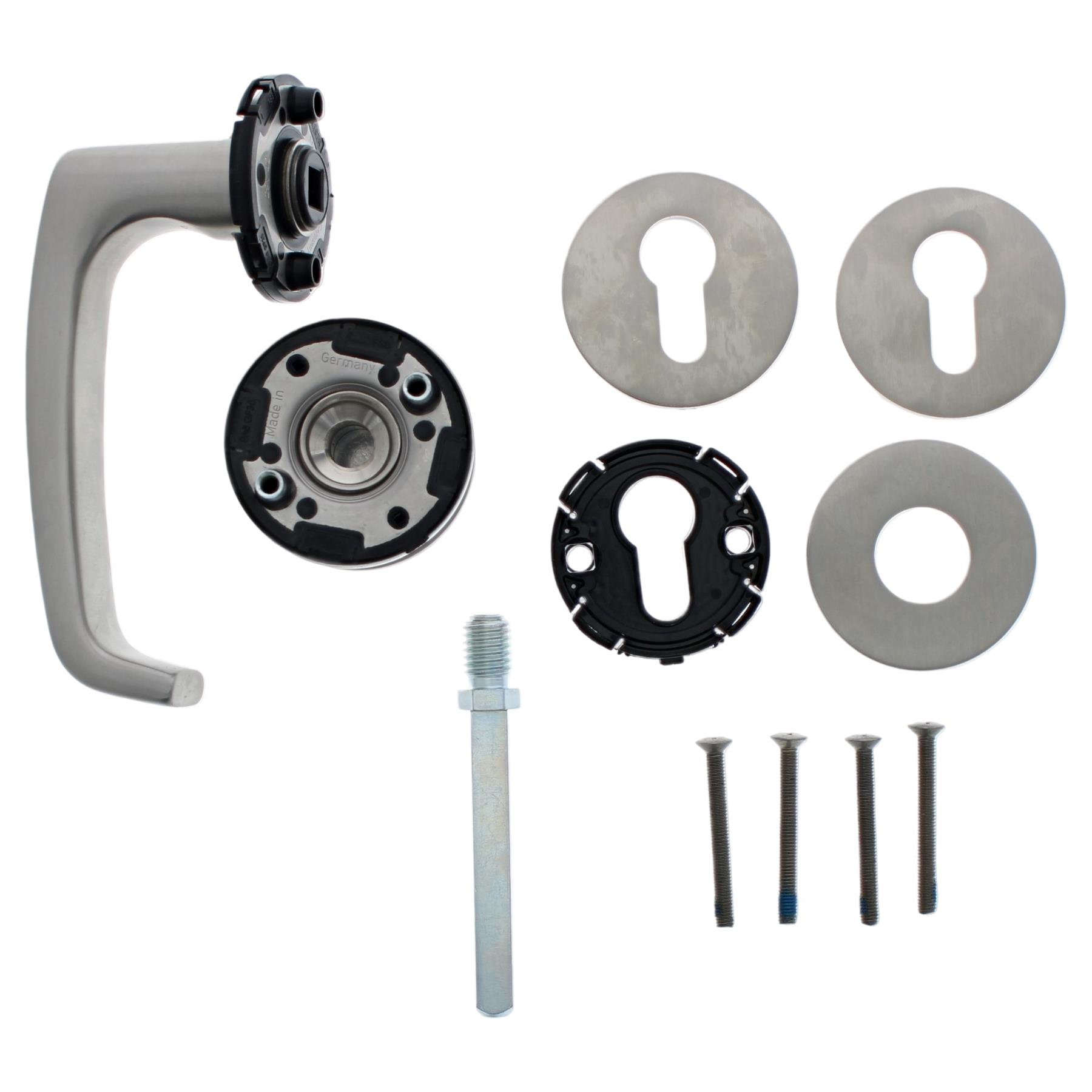 FSB FS-AGL3-Wechselgarnitur Rechts 9 mm PZ Knopf Rundrosette für Notausgänge 79 1045, Maschine, Sprach