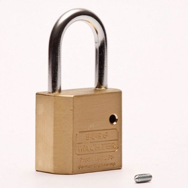 Burg Wächter Hangschloss 116 PC / 116PC Vorhangschloss für HalbZylinder
