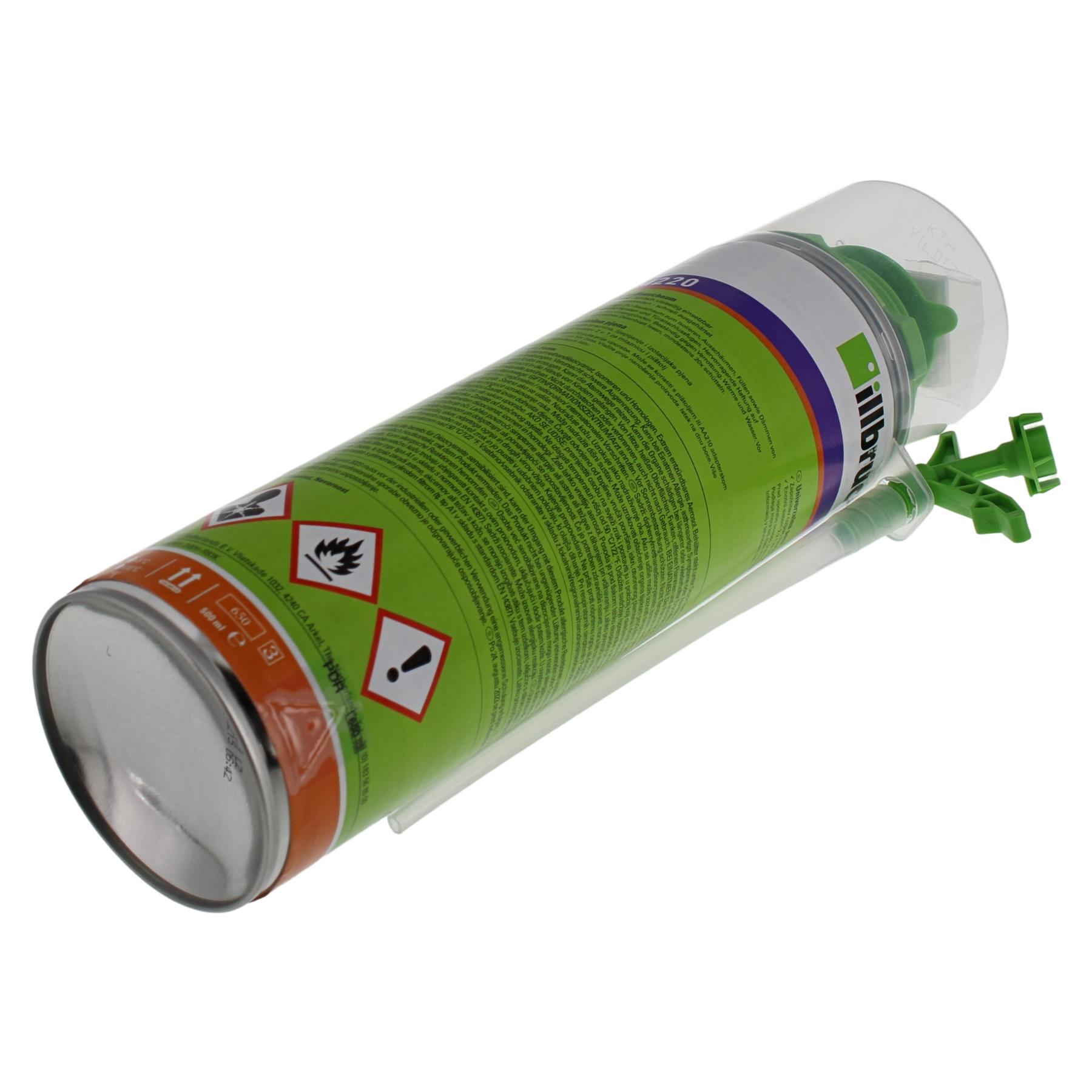 illbruck FM220 Fensterschaum PUR-Schaum Basic 500ml 1-komponentiger Polyurethanschaum (Ersatz für FM215), Zinn, Zinn