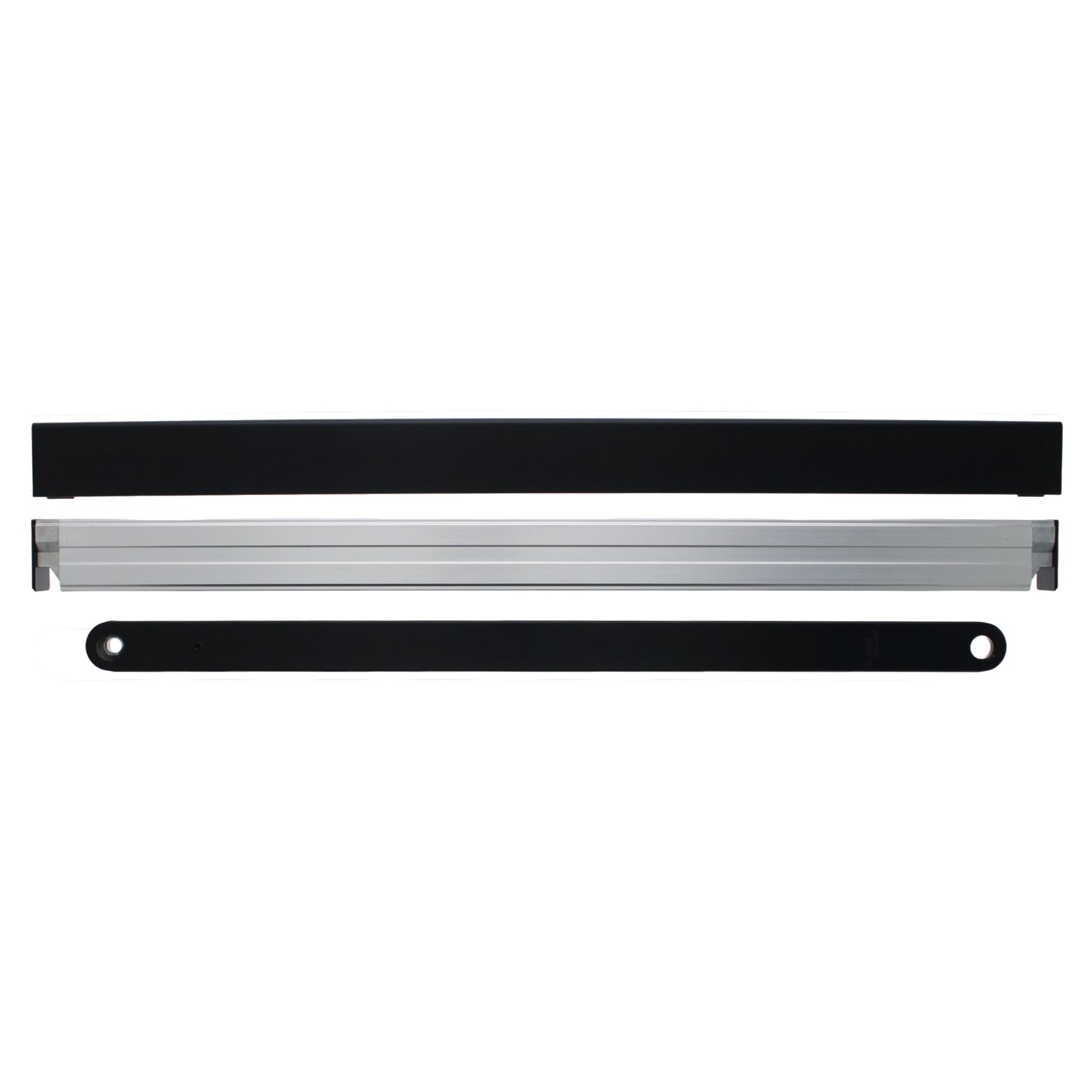 Dormakaba Gleitschiene G-N Contur schwarz (RAL 9005), Aluminium, Leuchte