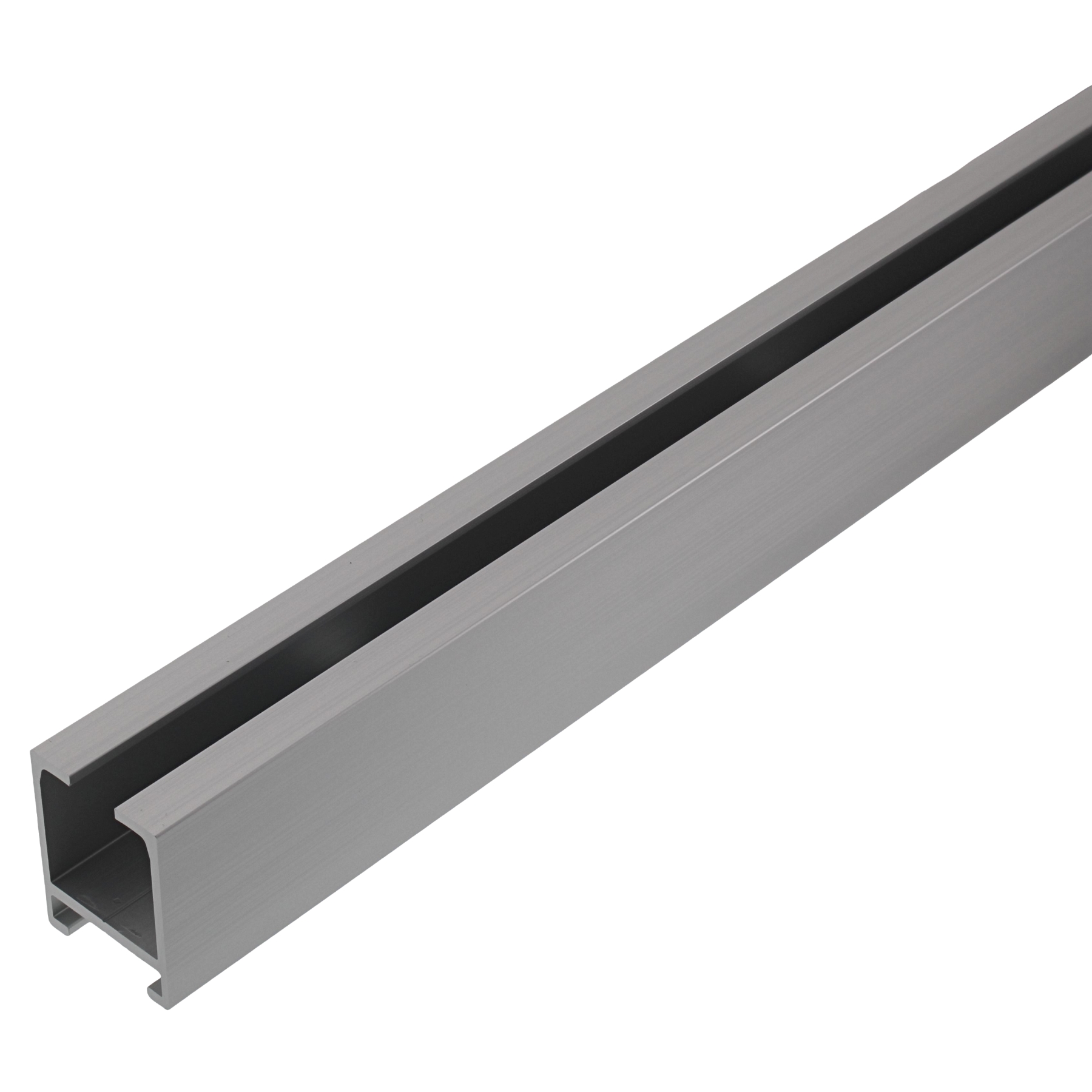 Hawa Garnitur Porta 60 HMT Pocket mit Laufschiene, 2000 mm Alu eloxiert, Komplett-Set für 1 Wandtaschentür, Aluminium, Griff, Schwert, Waffe