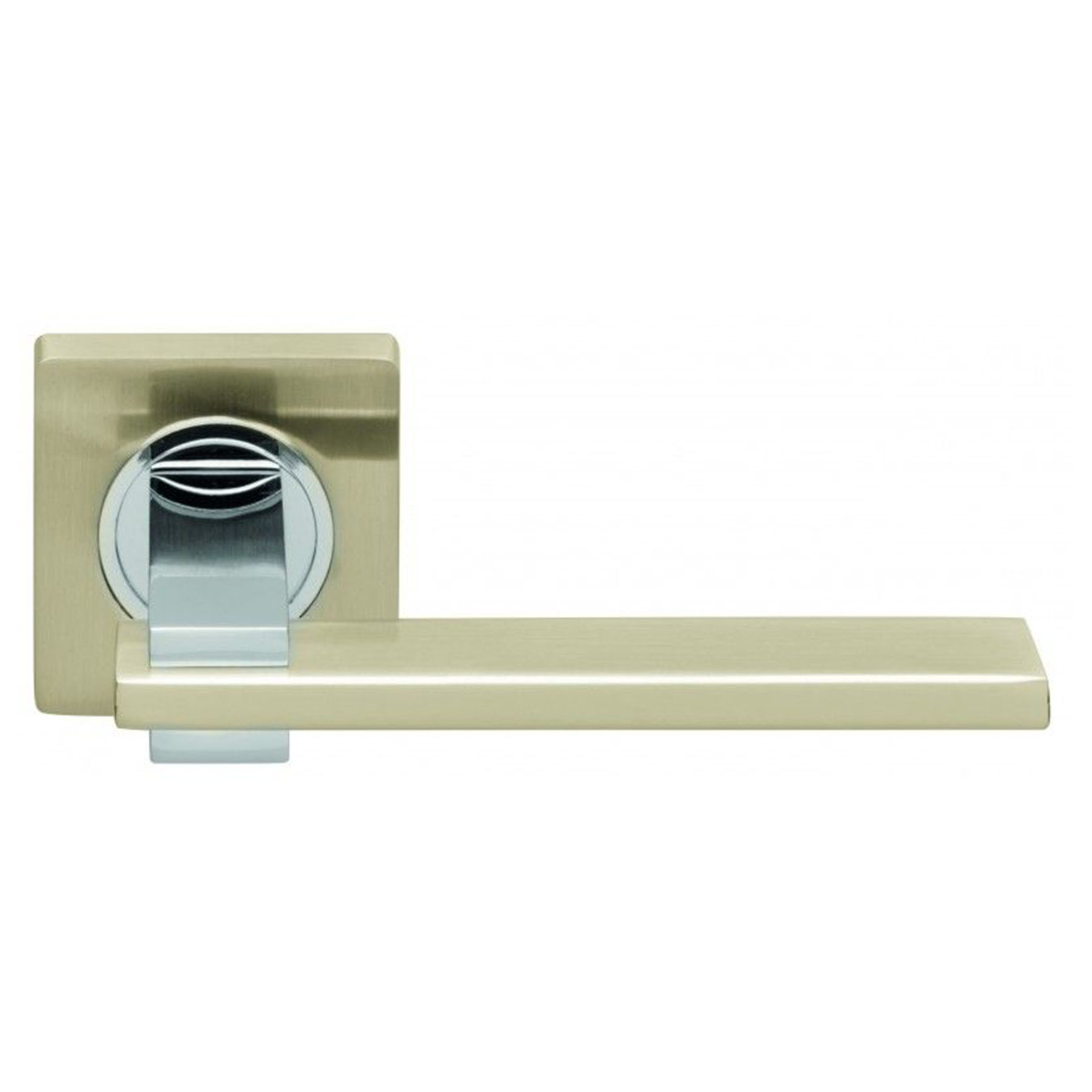 ToniTec® Rosettengarnitur eckig Drückergarnitur Zamak Stil Max BB (Buntbart), Griff, Griff, Griff, Griff