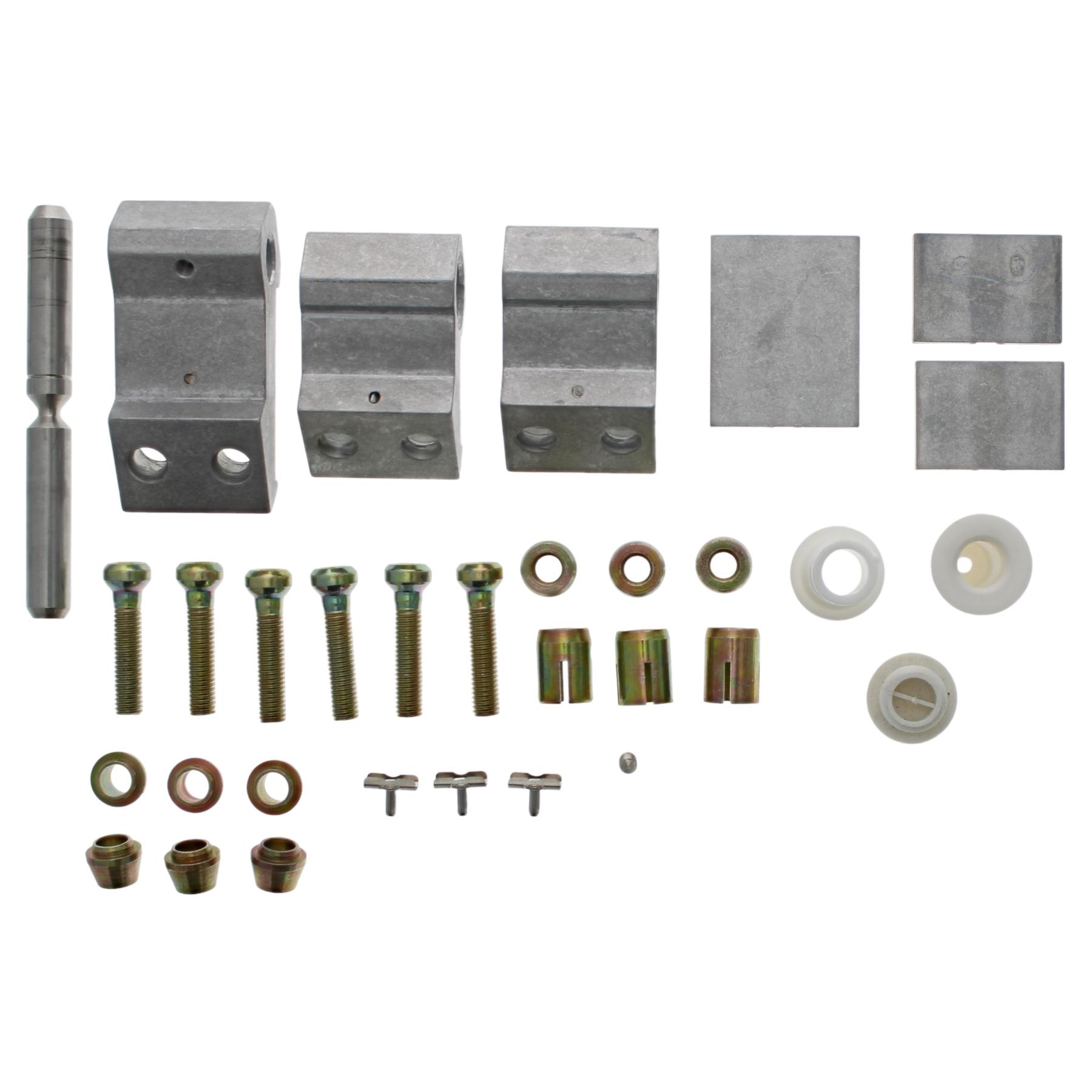 Dr. Hahn Alu-Türband 3-teilig Bohrabstand 62,5 mm Drehpunkt 36 mm 177990, Maschine, Schraube