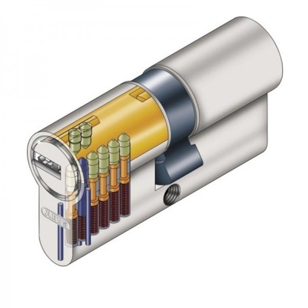 [B-WARE] OUTLET ABUS EC550 VS verschiedenschließend inkl. 3 Schlüssel 30/55 Profilzylinder
