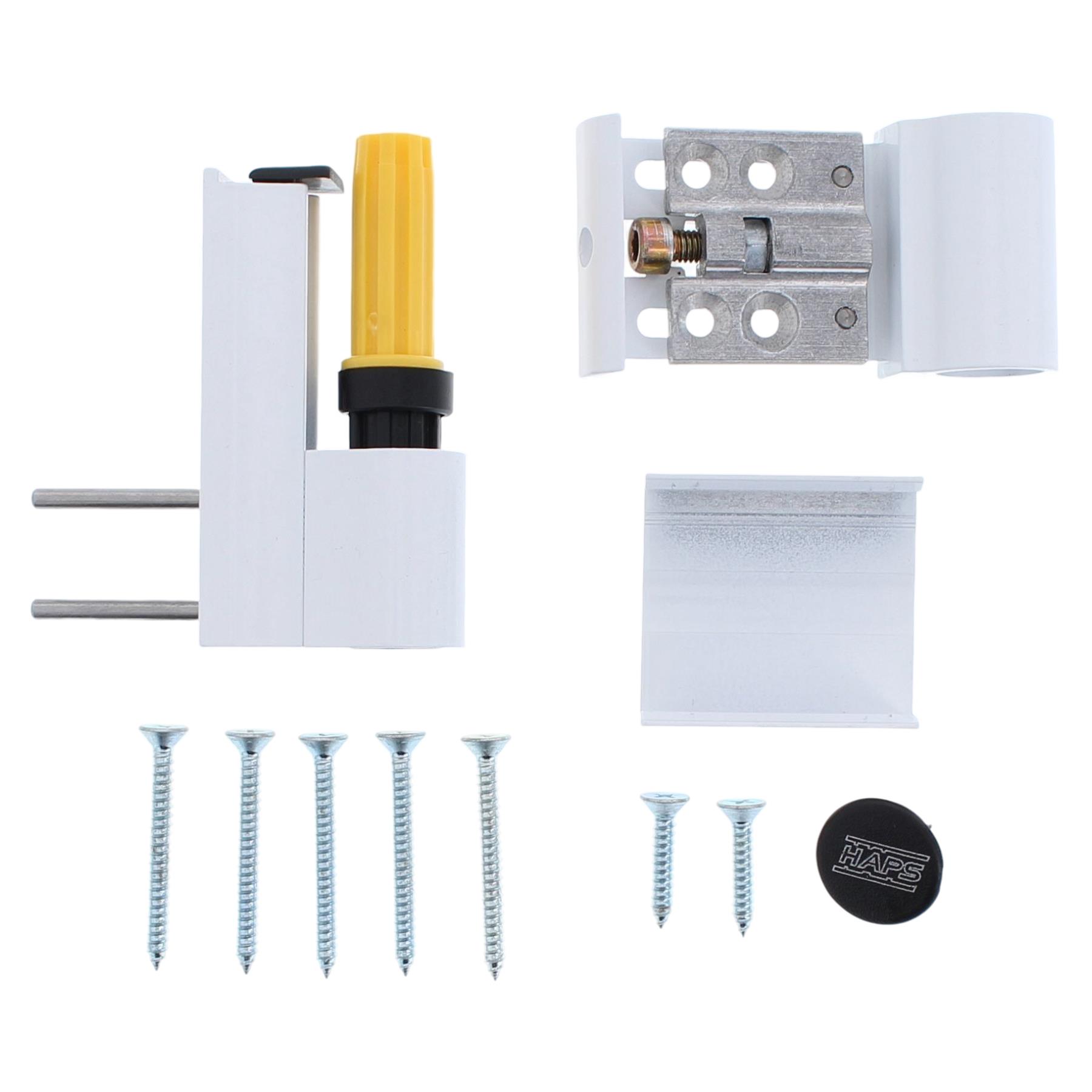 HAPS Türband P80 Flügelmaß 85 mm RAL 9016 Weiß 01A3000 00 46, Maschine, Schraube