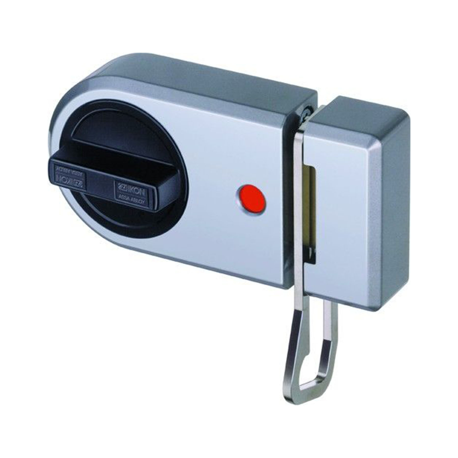 Ikon Kastenschloss mit AußenZylinder 1RP04 System SK6 Z132 Silbergrau (RAL7001)