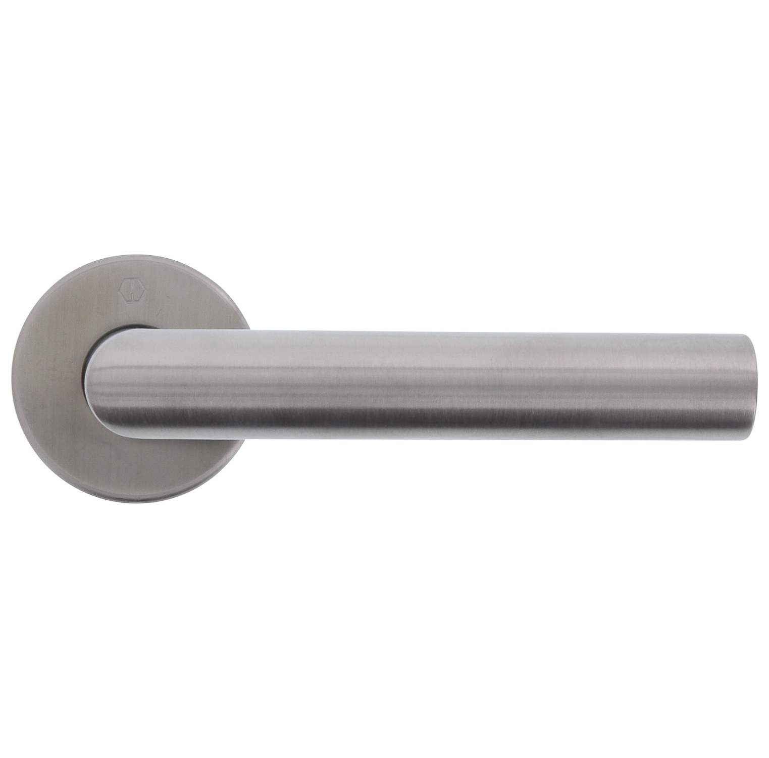 HOPPE Rosetten-Garnitur Amsterdam E1400F/42/42KVS PZ F69 Edelstahl matt 3112163, Griff