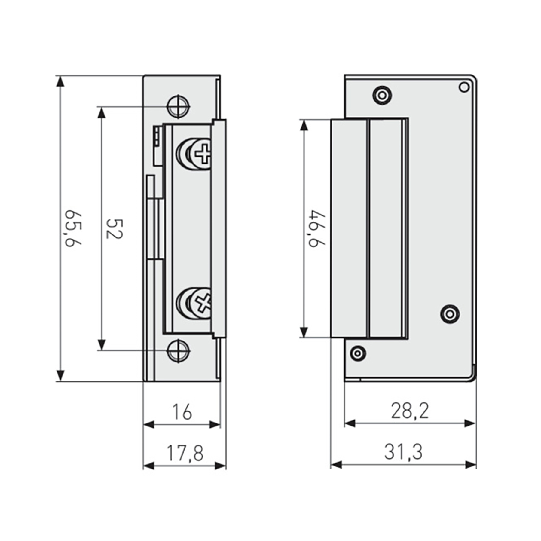ABUS Mechanischer Türöffner MT90, Diagramm, Handlung